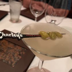 Charley's Steak House - Charley's makes the perfect dirty martini a bleu cheese and bacon olives. A must!