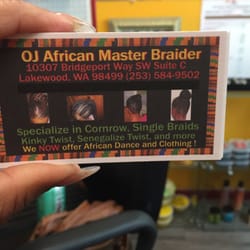 TOJ African Master Braider - Card