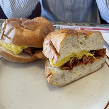 Goshen Plaza Diner - Bacon and eggs on a roll - Diners Near Me - Goshen, New York Goshen Plaza Diner - Bacon and eggs on a roll - Diners Near Me - Goshen, New York