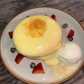 Cake de Partie - Creme brulee soufflé pancake - Coffee & Tea Near Me - San Diego, California