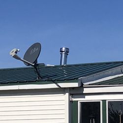 Arnie Singles Roofing - Wood stove pipe angle...