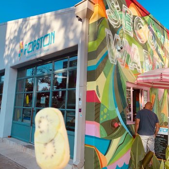 Popston - Kiwi mango sorbet popsicle - Ice Cream & Frozen Yogurt Near Me - Houston, Texas Popston - Kiwi mango sorbet popsicle - Ice Cream & Frozen Yogurt Near Me - Houston, Texas