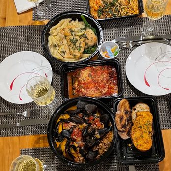 Piatti Danville - Lasagna Chicken Picatta Mussels - Italian Near Me - Danville, California
