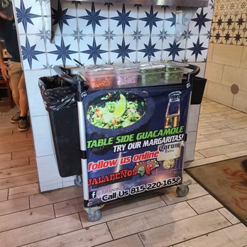 Jalapenos - Table side Guacamole cart - Mexican Near Me - Peru, Illinois Jalapenos - Table side Guacamole cart - Mexican Near Me - Peru, Illinois