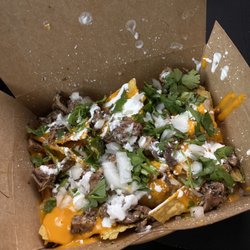 International Jerk - Jerk nachos with no jalapeño