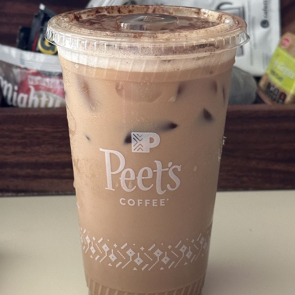 Peet's Coffee - Iced Holiday Spice Latte - Coffee & Tea Near Me - Fremont, California Peet's Coffee - Iced Holiday Spice Latte - Coffee & Tea Near Me - Fremont, California