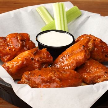 Hickory Tavern - Wings Three Ways: Flash-Fired, Charred or Adobo Dry Rubbed Wings in sizes of six & twelve. 10 different sauces. Lunch/Dinner/TOGO - American Near Me - Charlotte, North Carolina