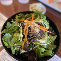 Salmon Skin Salad