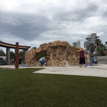 Depot Park - Waterfall area. Also love the turf grass! - Parks Near Me - Gainesville, Florida