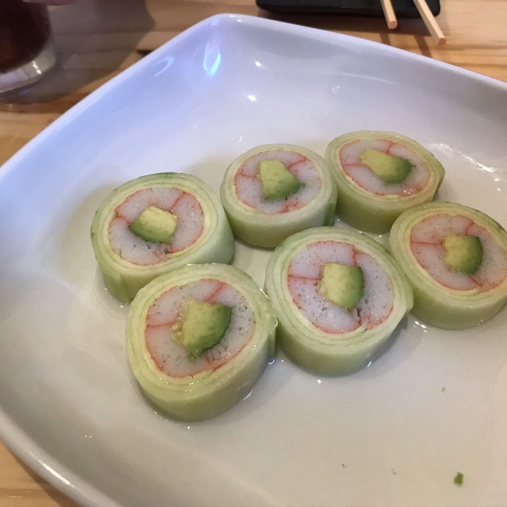 Kanisu- cucumber wrapped sushi