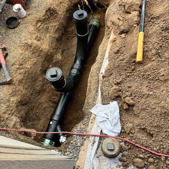 Zippity Split Plumbing, Drain Cleaning, and Sewer Repair - Completed installation of new double two way PVC clean out leading from house to septic tank. - Plumbing Near Me - Tempe, Arizona