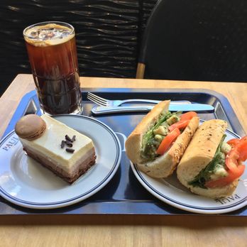Paul Bakery, Cafe & Restaurant - Tomato & Mozzarella Sandwich, Triple Chocolate Mousse Cake, Iced Americano - French Near Me - Vancouver, British Columbia Paul Bakery, Cafe & Restaurant - Tomato & Mozzarella Sandwich, Triple Chocolate Mousse Cake, Iced Americano - French Near Me - Vancouver, British Columbia