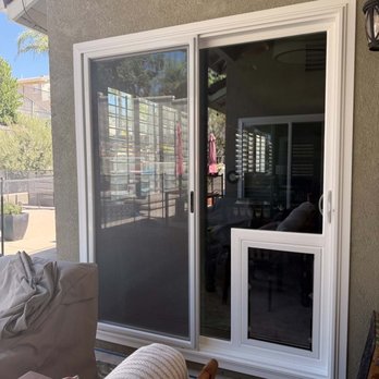Hometime Windows & Doors - The other with a doggie door. - Windows Installation Near Me - Upland, California Hometime Windows & Doors - The other with a doggie door. - Windows Installation Near Me - Upland, California