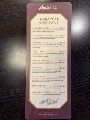 Menu photo 2 Amici Pizzeria & Bar Reno, NV Menu photo 2 Amici Pizzeria & Bar Reno, NV