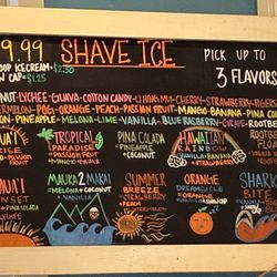 Skinny Mike's Ice Cream & Shave Ice - Shaved Ice menu