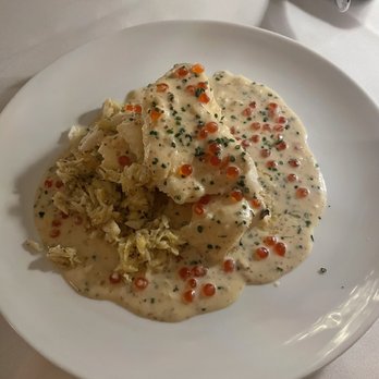 Patton's Steakhouse - Seabsss with crab - Steakhouses Near Me - Houston, Texas