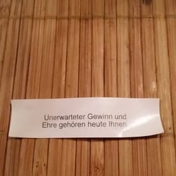 China Restaurant Bambus - German fortune!