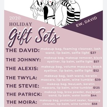 The Lash Lounge - We're obsessed with Schitt's Creek & created our new holiday gift sets around it!! - Eyelash Service Near Me - Raleigh, North Carolina The Lash Lounge - We're obsessed with Schitt's Creek & created our new holiday gift sets around it!! - Eyelash Service Near Me - Raleigh, North Carolina