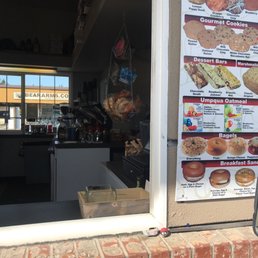 a menu on a window