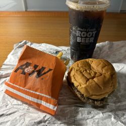 A&W Restaurant - Mushroom Onion Melt Combo