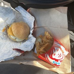 Wendy's - Classic Sausage, Egg & Cheese Sandwich Combo with seasoned potatoes