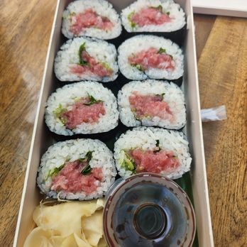 Sushi Wabi Sabi - Blue fin Toro roll - Sushi Bars Near Me - Costa Mesa, California Sushi Wabi Sabi - Blue fin Toro roll - Sushi Bars Near Me - Costa Mesa, California