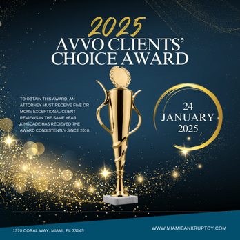 Kingcade Garcia McMaken - Timothy S. Kingcade Receives the 2025 AVVO Clients' Choice Award 15 Years in a Row! - Bankruptcy Law Near Me - Miami, Florida Kingcade Garcia McMaken - Timothy S. Kingcade Receives the 2025 AVVO Clients' Choice Award 15 Years in a Row! - Bankruptcy Law Near Me - Miami, Florida
