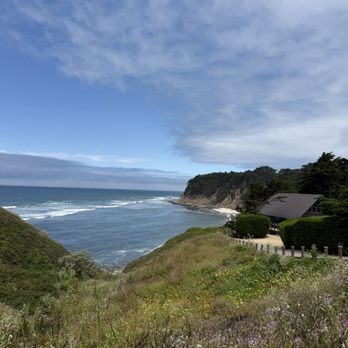 Moss Beach Distillery - The view from my table - Seafood Near Me - Moss Beach, California