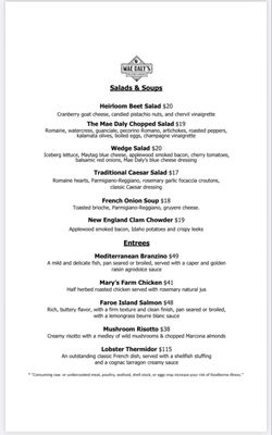 Menu photo 3 Mae Daly's Las Vegas, NV Menu photo 3 Mae Daly's Las Vegas, NV
