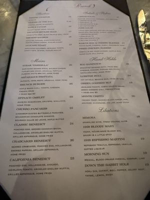 Menu photo 4 1928 Beacon Hill Boston, MA