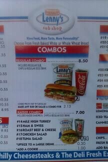 Menu photo 4 Lennys Grill & Subs San Antonio, TX Menu photo 4 Lennys Grill & Subs San Antonio, TX