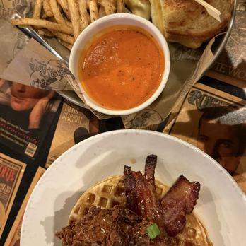HopCat - Maple Bourbon Chicken and Waffle - Beer Bar Near Me - Ann Arbor, Michigan