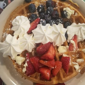 Metro Diner - red white and blue waffle - Breakfast & Brunch Near Me - Jacksonville, Florida Metro Diner - red white and blue waffle - Breakfast & Brunch Near Me - Jacksonville, Florida