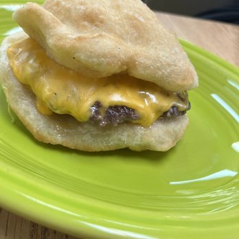 Santiago's New Mexican Grill - Sopapilla burger - New Mexican Cuisine Near Me - Albuquerque, New Mexico