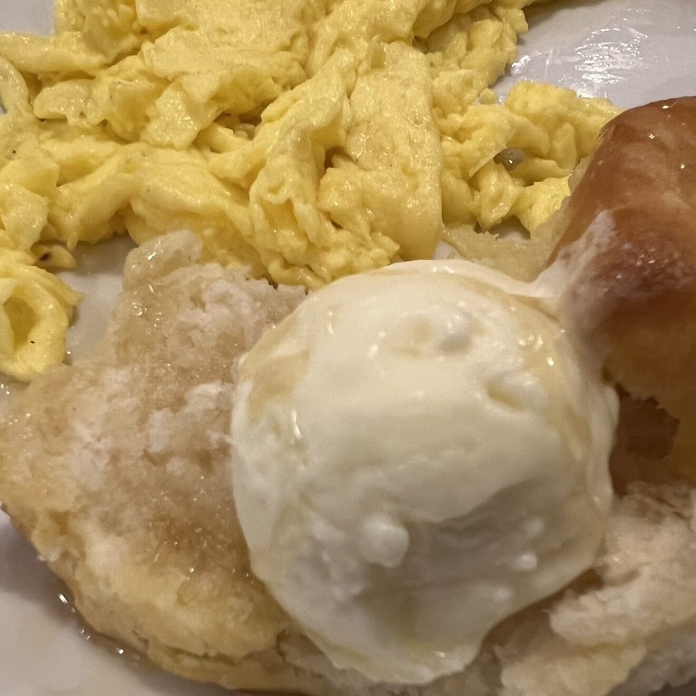 Bob Evans - Honey butter biscuit & eggs - American Near Me - Clermont, Florida