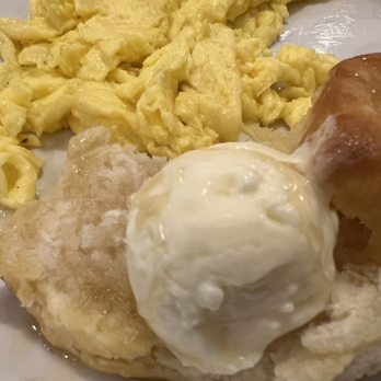 Bob Evans - Honey butter biscuit & eggs - American Near Me - Clermont, Florida