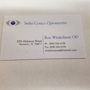 Costco Optical - Much MAHALO Ron! - Optometrists Near Me - Honolulu, Hawaii Costco Optical - Much MAHALO Ron! - Optometrists Near Me - Honolulu, Hawaii