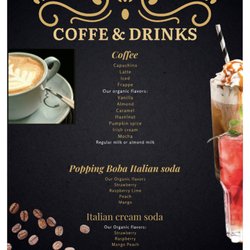 Golden House Cafe - Coffees