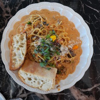Whisper - Kimchi carbonara pasta - Breakfast & Brunch Near Me - San Mateo, California Whisper - Kimchi carbonara pasta - Breakfast & Brunch Near Me - San Mateo, California