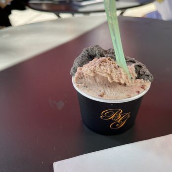 Bella Gelateria - Toasted Pecan + Black Sesame - Desserts Near Me - Vancouver, British Columbia Bella Gelateria - Toasted Pecan + Black Sesame - Desserts Near Me - Vancouver, British Columbia