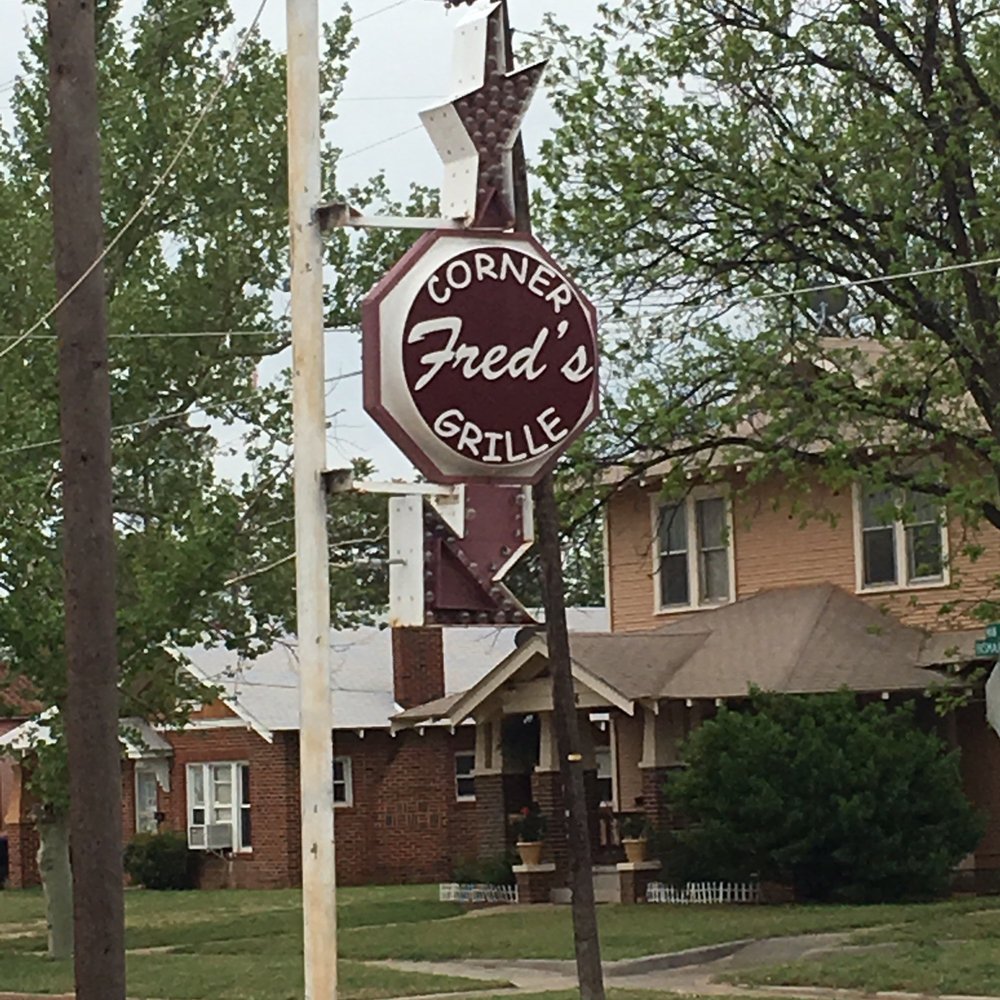 Fred's Corner Grille - Signage for Fred's Corner Grille in Vernon Texas. - Burgers Near Me - Vernon, Texas