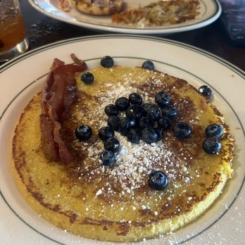 Lucile's Stateside Bistro - Lemon, blueberry ricotta pancakes - American Near Me - Fort Worth, Texas