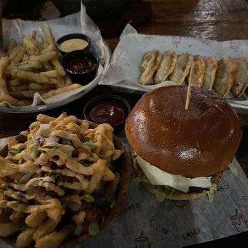 Mad for Chicken Bayside - Kimchi Fries Fried Dumpling Kimchi Fried Rice Galbi Burger - Korean Near Me - Bayside, New York Mad for Chicken Bayside - Kimchi Fries Fried Dumpling Kimchi Fried Rice Galbi Burger - Korean Near Me - Bayside, New York