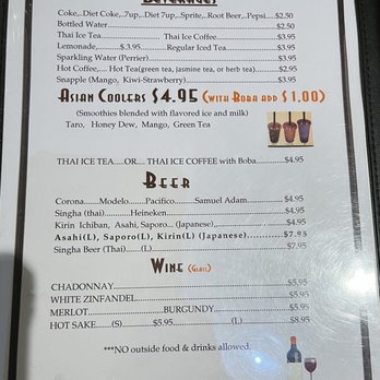Talay Thai Restaurant - Menu 010423 - Thai Near Me - Los Angeles, California Talay Thai Restaurant - Menu 010423 - Thai Near Me - Los Angeles, California
