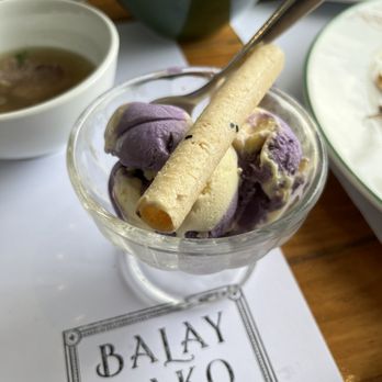 Balay Dako - Ube quezo ice cream! So good - Filipino Near Me - Tagaytay, CAV Balay Dako - Ube quezo ice cream! So good - Filipino Near Me - Tagaytay, CAV