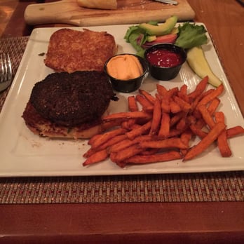 Zaragoza Grill - Kobe Beef Burger w/ Sweet Potato Fries (Avocado, chipotle mayo, lettuce, tomato, red onion and Texas sourdough bun) - Latin American Near Me - Laredo, Texas Zaragoza Grill - Kobe Beef Burger w/ Sweet Potato Fries (Avocado, chipotle mayo, lettuce, tomato, red onion and Texas sourdough bun) - Latin American Near Me - Laredo, Texas