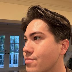 GT Lash And Brows - Left side view of Eyebrow lamination and waxing
