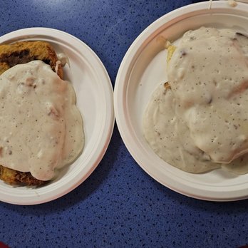 Strikes & Spares Grill - Chicken fried steak w generous gravy, biscuits y gravy - Amusement Parks Near Me - Modesto, California Strikes & Spares Grill - Chicken fried steak w generous gravy, biscuits y gravy - Amusement Parks Near Me - Modesto, California