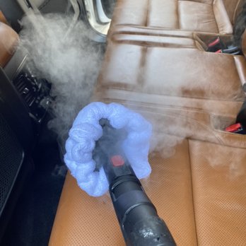 O’Neals Detailing Experience - Steam cleaning the interior of a 2016 Jeep SRT. - Auto Detailing Near Me - Broomall, Pennsylvania