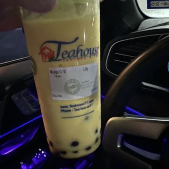 The Teahouse Tapioca and Tea - Matcha Cream Tea with boba - Bubble Tea Near Me - Humble, Texas